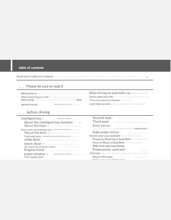 nissan elgrand 2014-2015 owners manual in english
